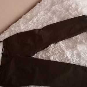 Olive green slim fit ankle lenght pant